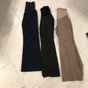 3 Pair Pea in the Pod maternity pants. Like new.
